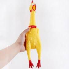 Brinquedo Mordedor Frango G 39CM