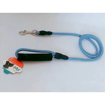 Guia Corda Para Cães Neon 1,20m Meu Pet