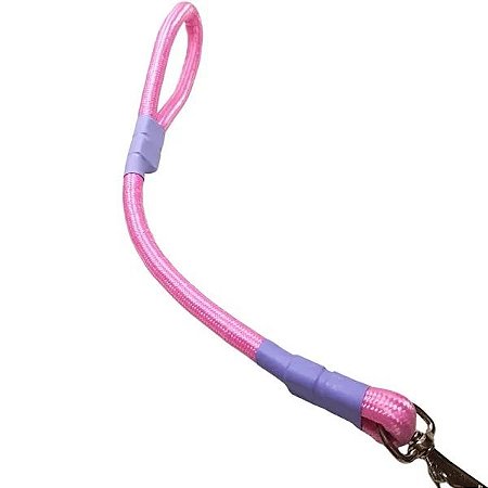 Guia De Corda 16mm X 60cm Pró Canine - Rosa