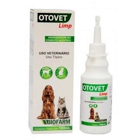 Otovet Limp Biofarm para Cães e Gatos 100 ml