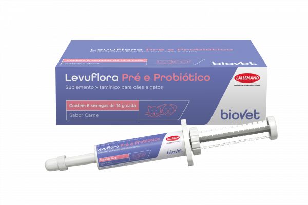 Suplemento Alimentar Levuflora Pré e Probiótico