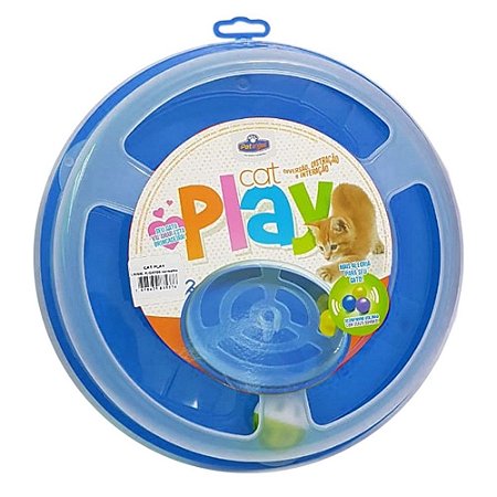 Brinquedo Interativo Para Gato Cat Play Azul Injet
