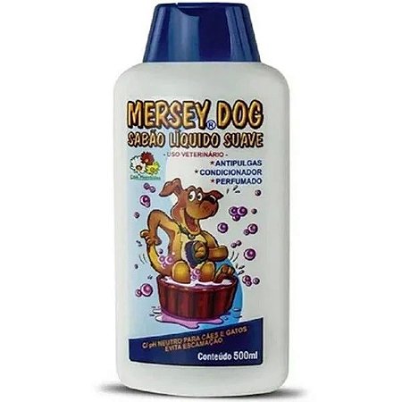 Shampoo Mersey Liq. Inseticida Dog 500 ml