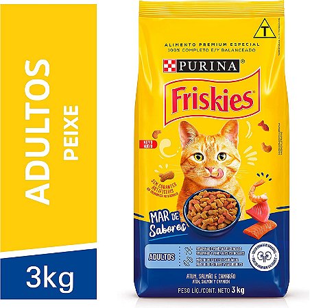 Friskies Gato Adulto Mar de Sabores Pacote - 3kg