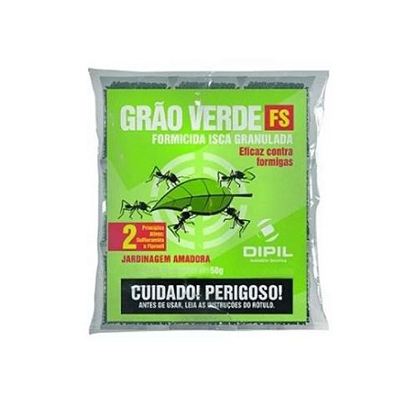 Formicida Isca Grão Verde Granulado 50 gramas