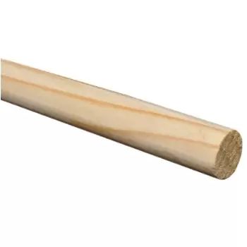 Poleiro Madeira 12MM X 1MT-Liso- Cazotto