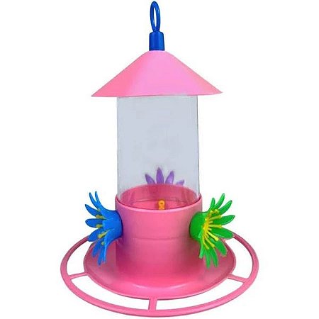 Bebedouro.Beija Flor C/Pol/Chap Rosa-Humb 200Ml