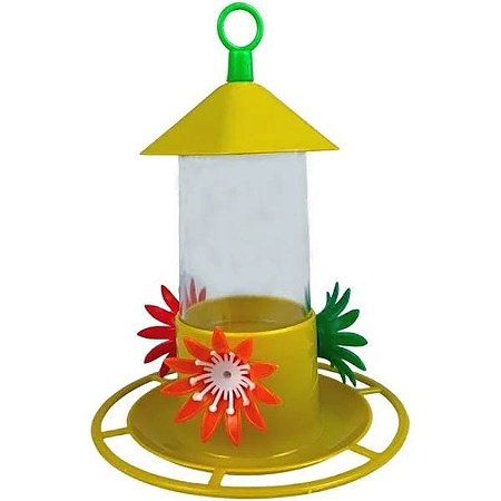 Bebedouro.Beija Flor C/Pol/Chap Amarelo-Humb 200Ml