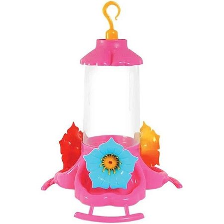 Bebedouro Beija-Flor 3 Flores C/Chapeu UN.R133