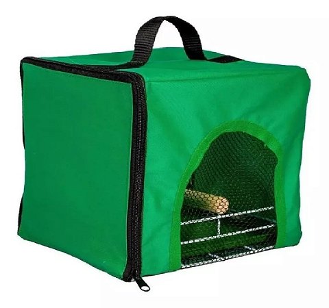 Bolsa Transporte para Calopsitas Verde  Jel Plast