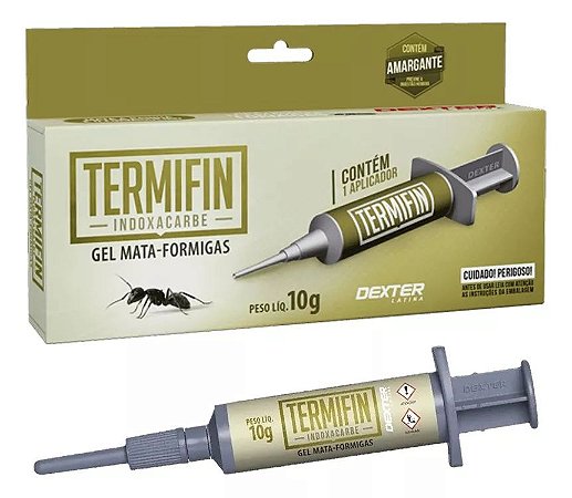 Termifin Gel Mata Formigas Inseticida Atrativo 10 g