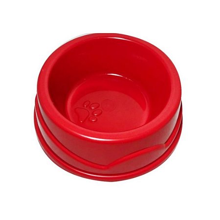 Comedouro Simples  Vermelho 150ml