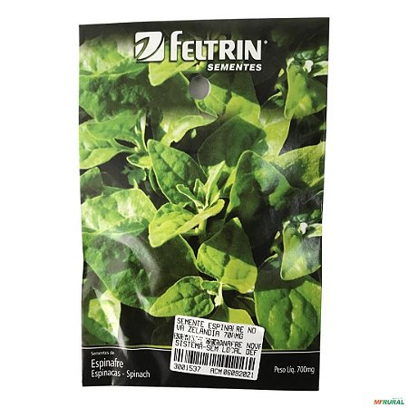 Semente Espinafre Nv. Zelandia 700 Mg
