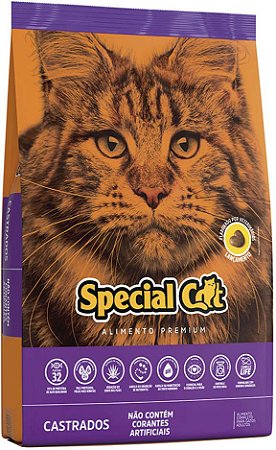 Ração Special Cat Premium para Gatos Adultos Castrados 20 Kg