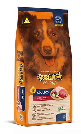 Ração Special Dog Gold Life Premium Adulto Carne/frango 10 kg - Multi-Patas  Pet Shop
