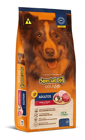 Ração Special Dog Gold Life Premium Adulto Carne/frango 15 kg