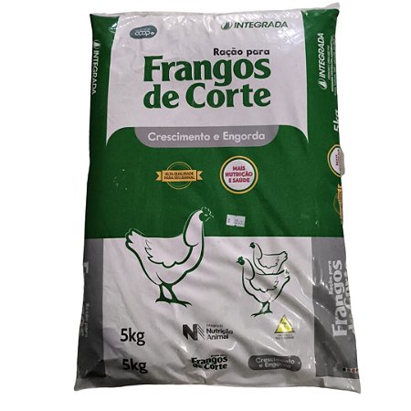 Racao Frangos Corte Crescimento e Engorda (BF-2) 5 Kg