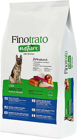 Ração Finotrato Nature Cães Adultos de Raças Grandes 15Kg
