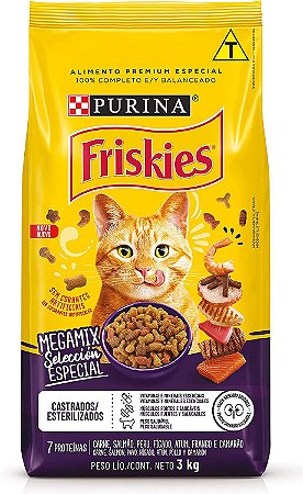 Friskies Gatos Castrado Megamix  - 3 kg