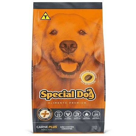 Ração Special Dog Premium Carne Plus para Cães Adultos 20 Kg