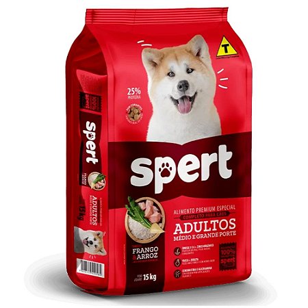 Ração Spert Extra Premium RMG (Vermelha) 15 Kg
