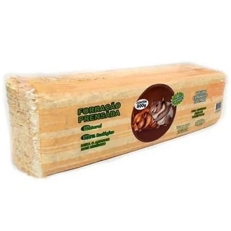 Serragem Prensada 800gr - Forração Para Roedores