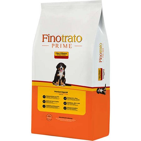 Ração Finotrato Prime para Cães Filhotes Porte Grande 15 Kg