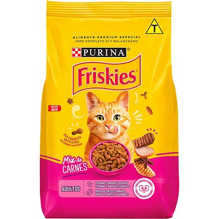 Ração Friskies Mix de Carnes para Gatos Adultos 20 Kg