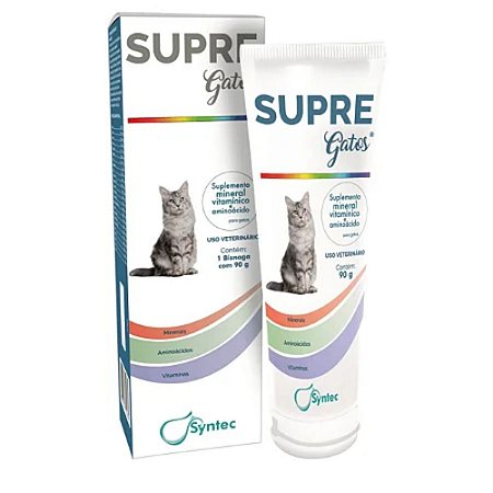 Suplemento Mineral Supre Gatos Bisnaga - 90 g