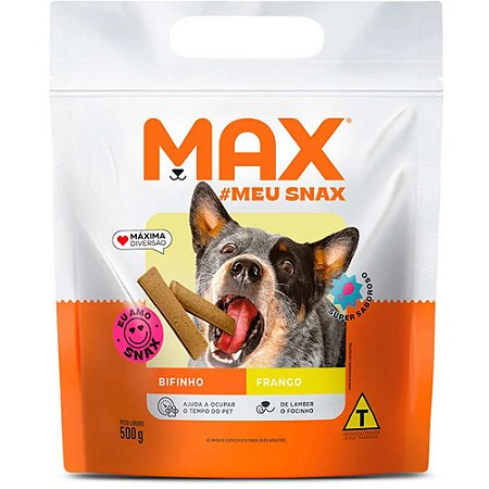 Bifinho Max para Cães Adultos Sabor Frango 500 Gr