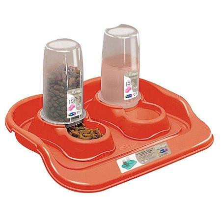 Kit Flex Gourmet Vermelho 1500ml c/ bandeja