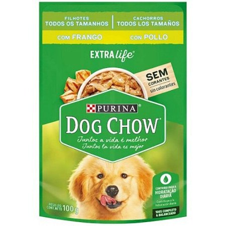 Dog Chow Filhote Tdtm Frango 100g