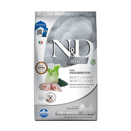 Ração N&D White Cães Adultos Mini 2 kg