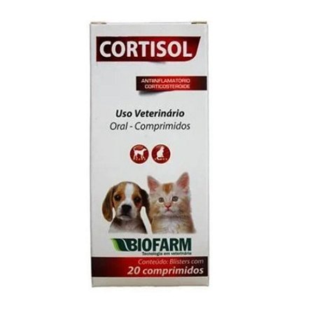 Anti-inflamatório Biofarm Cortisol 20 Comprimidos