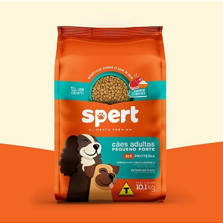 Ração Spert Premium Adultos Pequeno Porte Carne / Arroz 10,1 Kg