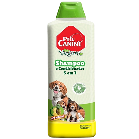 Shampoo Procanine Vegano 5x1 Abacaxi 500 Ml