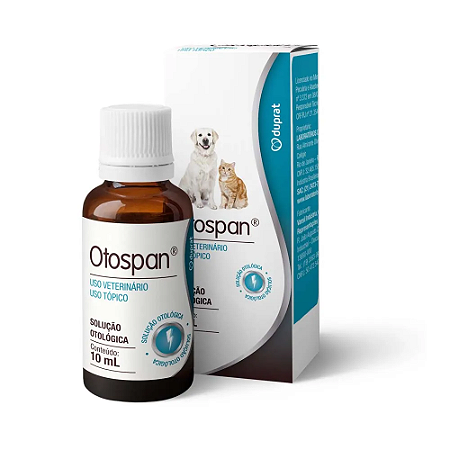 Otospan Solução Otológica para cães e gatos 10 ml