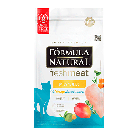Ração Fórmula Natural Fresh Meat Gatos Adultos Frango 1 kg