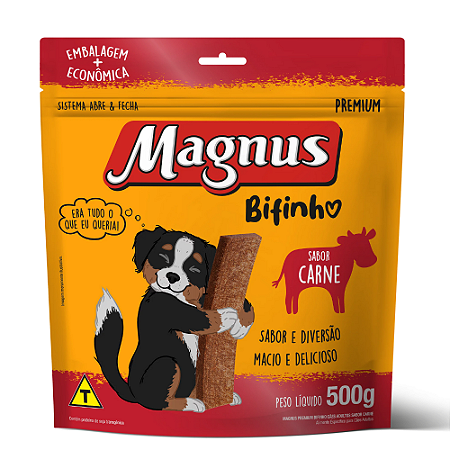 Magnus Bifinhos Cães Sabor Carne 500G