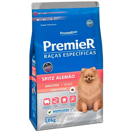 Ração Premier Raças Específicas Spitz Alemão Adultos 1 kg