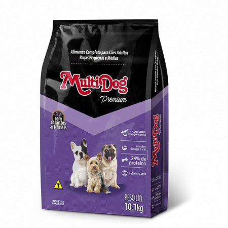 Raçao Multidog Adulto Raças Pequenas 10,1 kg