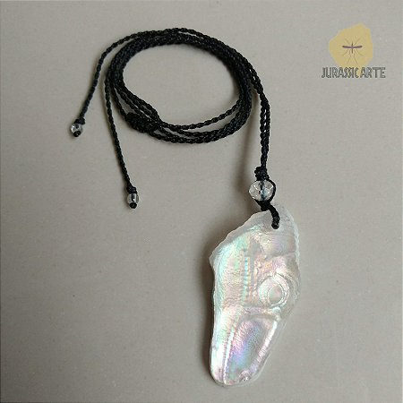 Colar Dinossauro Velociraptor Holográfico