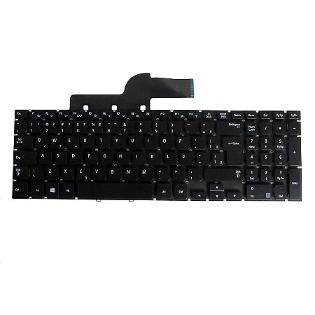 Teclado Compatível Notebook Samsung Np270e5e-kd1br NP270E5G NP270E5E NP270E5J NP270E5R com Ç