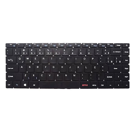 Teclado Compaq Presário CQ27 CQ-27 com Ç - Com Tecla Netflix