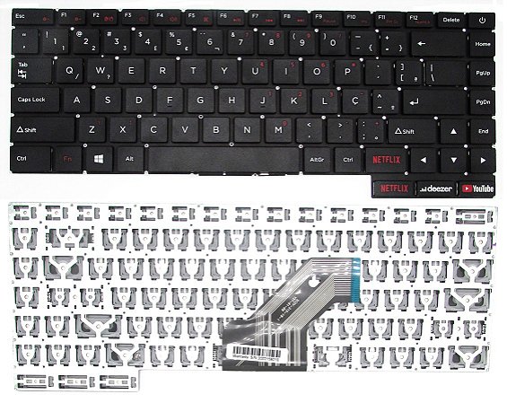 Teclado Notebook Positivo Motion I34128b Scdy-315-18-1 Br