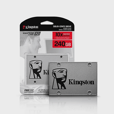 SSD Kingston A400 240GB SATA3 500Mb/s para PC/Note SA400S37/240G