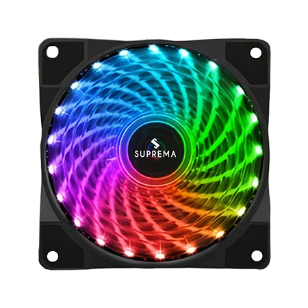 Cooler Fan Gamer LED RGB 120mm F004 - Mmicros Soluções Tecnológicas