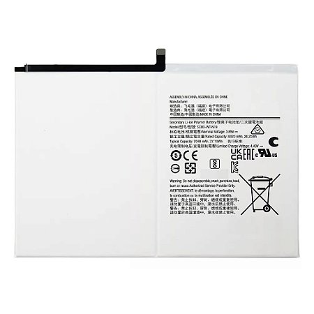 Bateria para Tablet Samsung Tab A7 10.4" SCUD-WT-N19 3.85V 26.25Wh 6820mAh