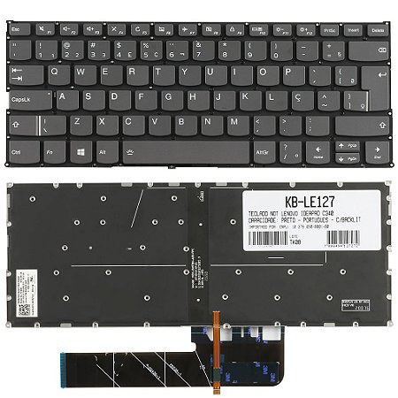 Teclado para Notebook Lenovo Yoga 730-15IKB com Iluminação (9Z.NDULN.F01)