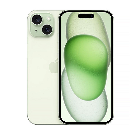 iPhone 15 A3090 / 256GB / 6GB RAM de 6.1" 48 + 12MP / 12MP - Green (verde) / Anatel